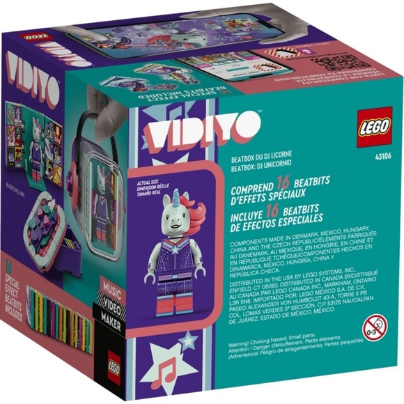 LEGO Vidiyo Unicorn DJ BeatBox 43106 NWT RETIRED - Picture 3 of 6